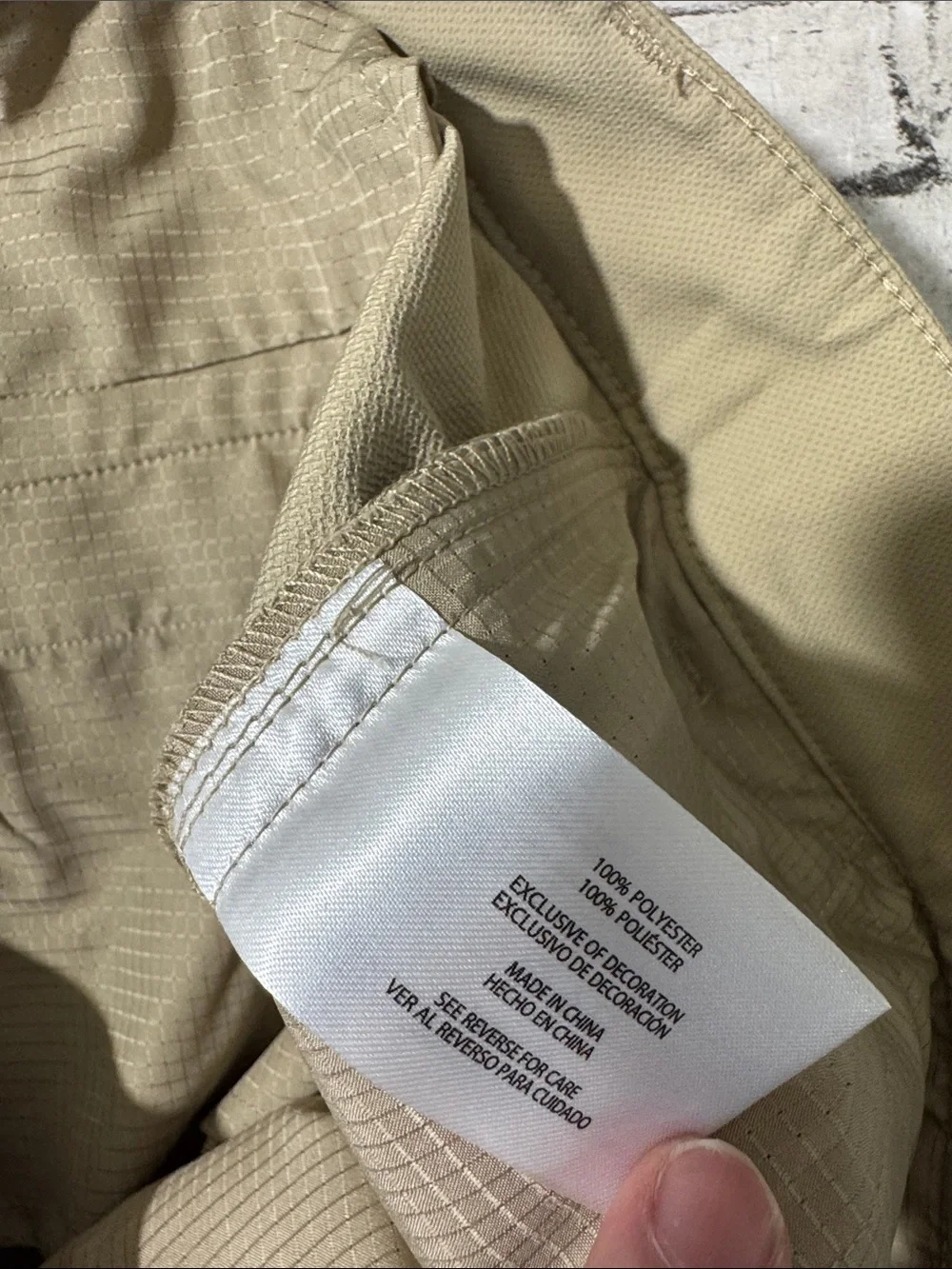 NEW Banana Republic mens 38x29 khaki tan slim fit performance flat front pants